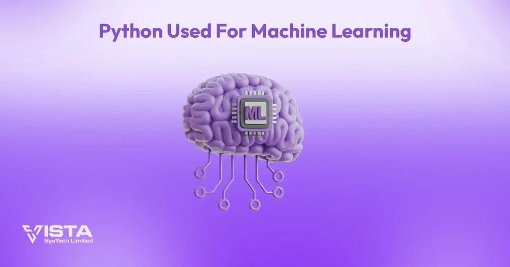 Python used for machine learning, dominates modern AI development